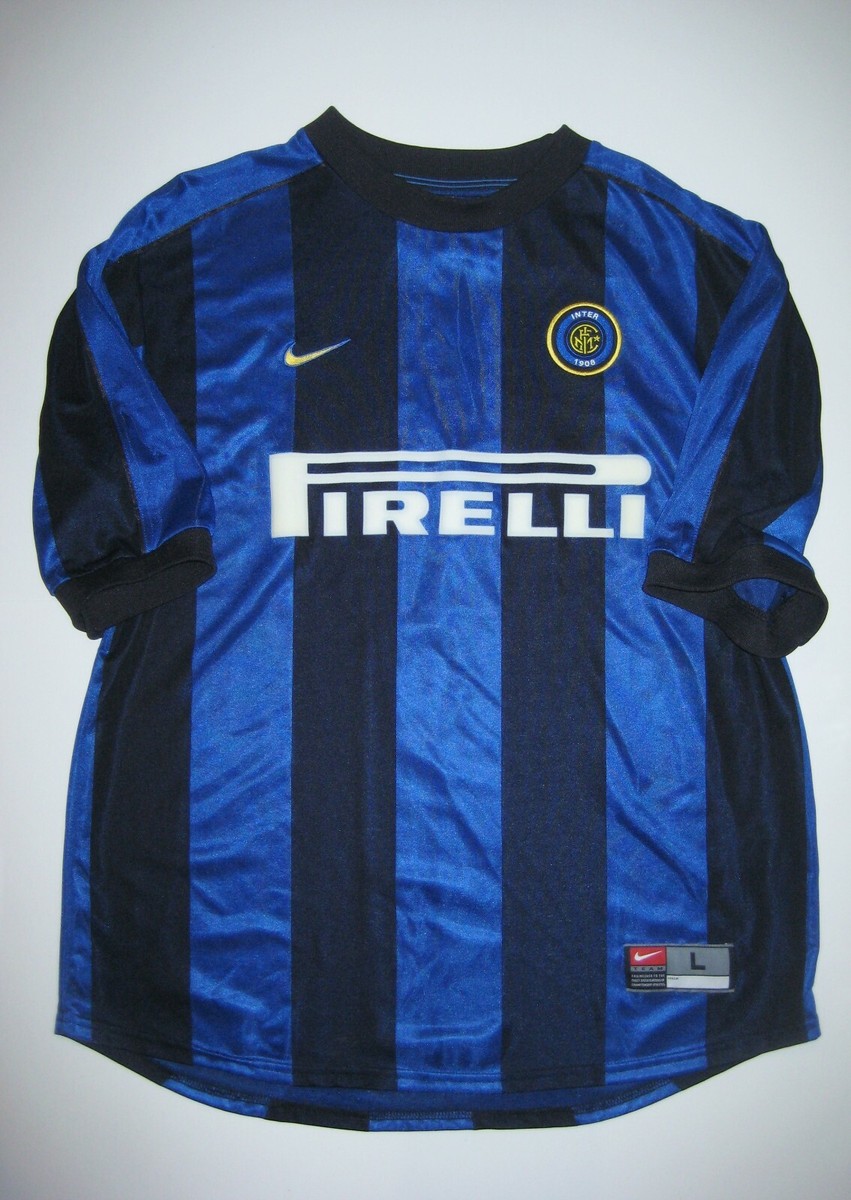 【正規01-02NIKE Inter Milan away Ronaldo#9】 2001-02 Inter Milan Away Shirt Ronaldo #9 - 8/10 - (M)
