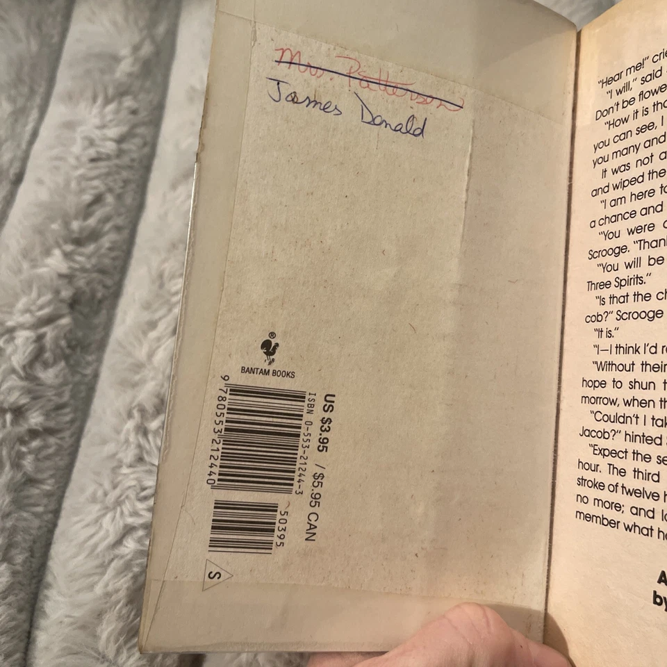 A Christmas Carol Charles Dickens 1986 A Bantam Classic Paperback Book - Image 4 of 4