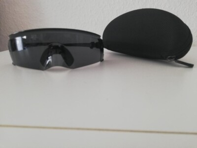Unisex Sportsonnenbrille im Style einer Oaklay Kato, mit Case, Neu + unbenutzt