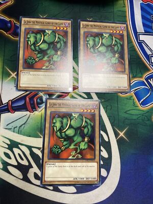 Yugioh! La Jinn the Mystical Genie of the Lamp x3 LDK2-ENK10 Playset NEW Unlim