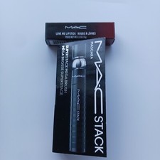 2 Pc MAC Makeup Bundle - Mascara, Lipstick - Mini, Deluxe Sizes