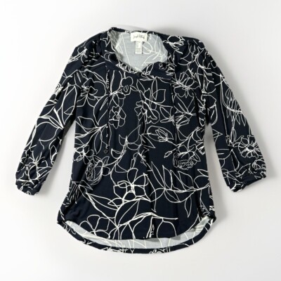 Joseph Ribkoff Bluse 251141 - Elegante Navy Blue Bluse Ohne Taschen