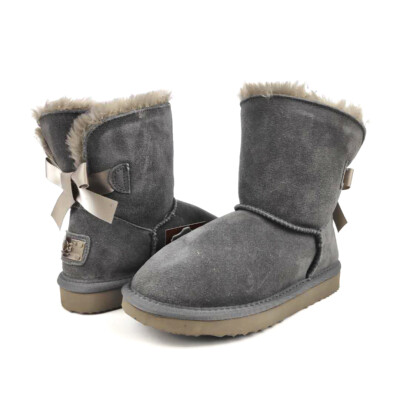 Oog Boots Winterstiefel Leder Fell Lammfell Damen Boots Fell Oog