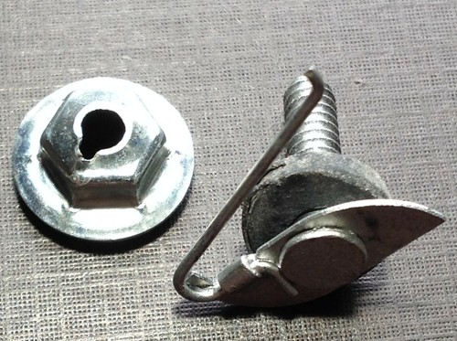 fender quarter hood door body side trim belt moulding clip sealer nut Ford NOS