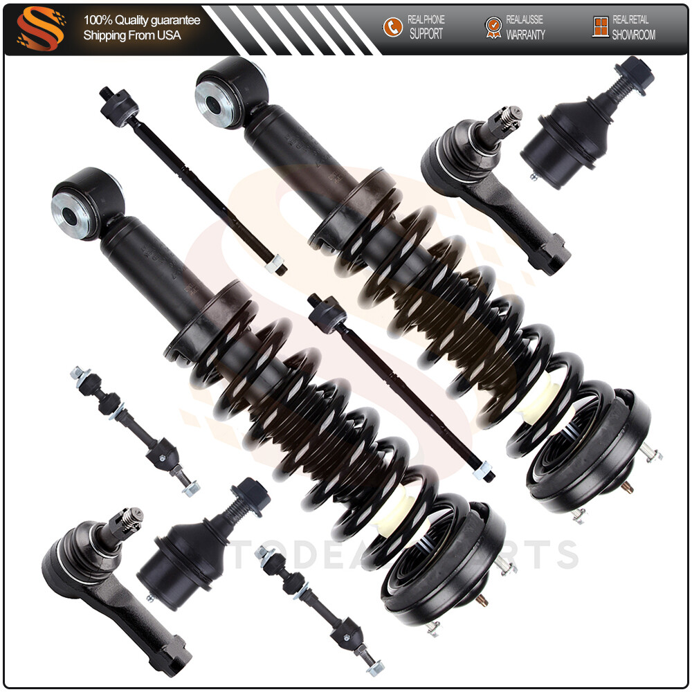 2005-2008 Ford F-150 Front Suspension Kit with Strut Sway Bar & Tie Rod End Links  