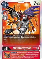 MetalGreymon EX1-008 Rare Classic Collection