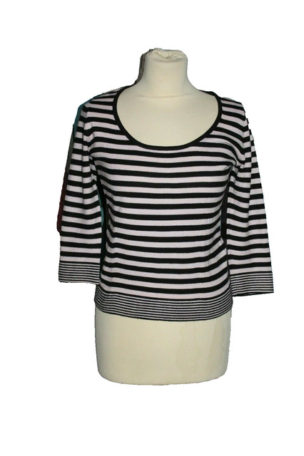 HAUT PULL FEMME °°° CAMAIEU °°°  RAYURES . TAILLE 1