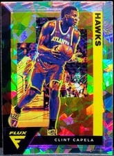 2020-21 Panini Flux Clint Capela Cracked Ice #4 Hawks C017