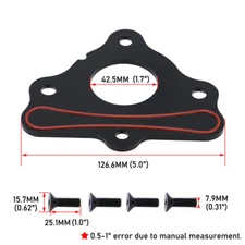New Camshaft Thrust Retainer Plate Gasket Seal Cam & Bolt Kit 12589016