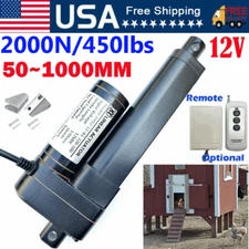 Linear Actuator 12V Heavy Duty Waterproof Stroke 2"~40" 1000MM 2000N 450lbs