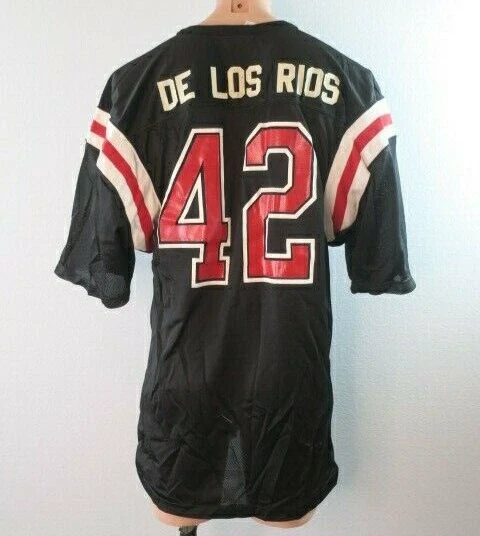 CAMISETA DE FÚTBOL AMERICANO RAWLINGS DE SAN DIEGO STATE AZTECS #42 De Los Ríos usada en juegos talla L Foto 4 de 4