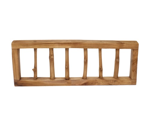 Coat Rack Wall Hooks Teak Wood Natural Branch Robust - Picture 11 of 21