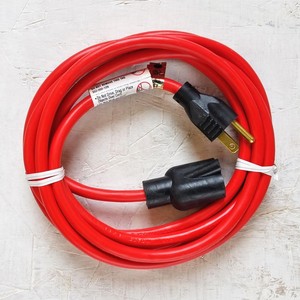 Details About 10 16 Gauge Light Duty Red Indoor Outdoor Extension Cord Made In Usa