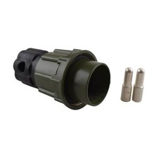 NATO Stecker 2-polig 35 mm² Aluminium 135A mit Dichtung + Überwurfmutter