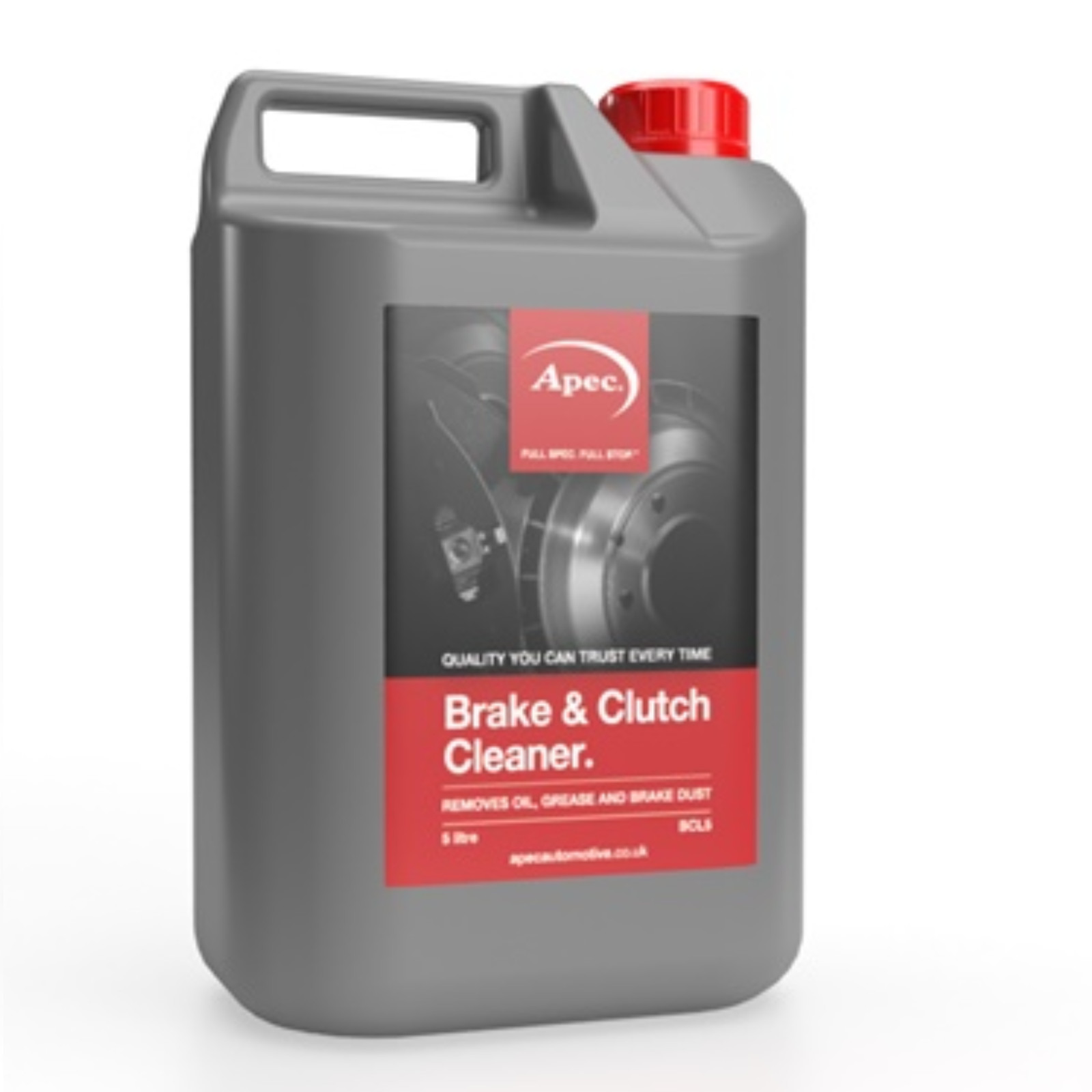 Apec Brake & Clutch Cleaner 5L Degreaser Remove Dirt Discs Suppresses Dust