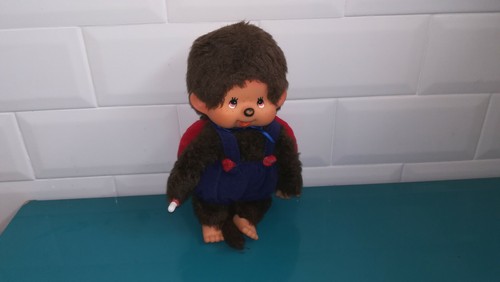 GRAND KIKI LE VRAI AJENA SEKIGUCHI MONCHHICHI 45 Cm en TBE Made in