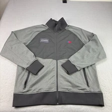 The North Face Jacket Mens XL Gray Tech Full Zip Fleece Outdoor Casual Coat