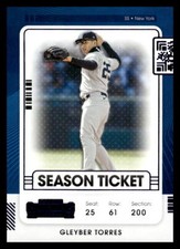 2021 Panini Contenders  Gleyber Torres #66 New York Yankees Baseball Card