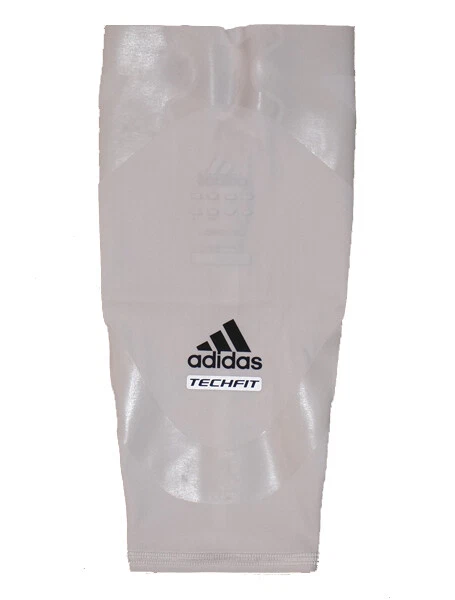 Adidas Techfit Men's Basketball Jambiere adiPOWER Powerweb Calf Sleeve -  White