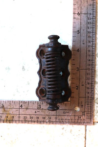 Salvage Screen Door Hinge Vintage Victorian Cast Iron Self Closing Spring