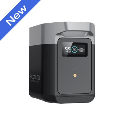 #ad EcoFlow Delta 2 Power Station Smart Extra LiFePO4 Battery 1024Wh Backup Energy $461.25