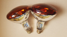 2pcs 250W IR Heat Lamp, Food Service Restaurant Catering Infra Red Light Bulb