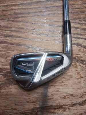 Left Hand TaylorMade SIM MAX Os Single 7 Iron Stiff steel fitting iron AAA 