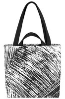 Kacheln Schwarz Weiss Tasche Fliesen Striche Muster Gemustert Retro Textur
