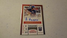 2017 PANINI CONTENDERS # USAT-AR ALEJANDRO ROSARIO  #54/100  AUTO BASEBALL CARD