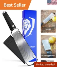 Professional Narrow Grater - Zester - Stainless Steel Blade - G0 Handle Kitch...