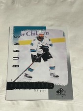 2020-21 SP Authentic 2000-01 Retro #R5 Brent Burns - San Jose Sharks