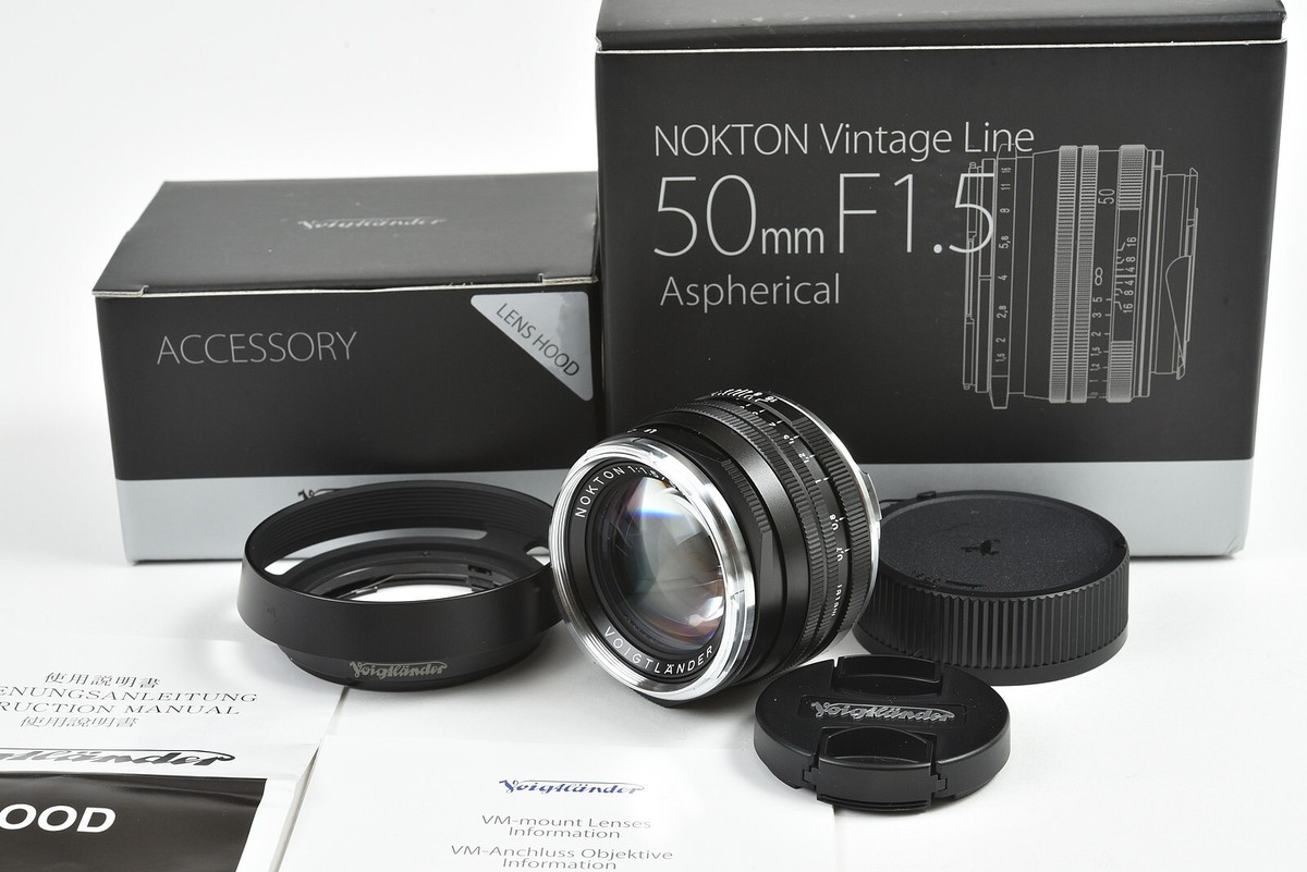 【超美品】NOKTON Vintage Line 50mm F1.5 Cosina announces new Voigtlander Nokton Vintage 50mm F1.5