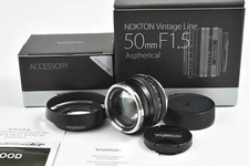 Voigtlander NOKTON Vintage Line 50mm F1.5 Aspherical II MC VM [Excellent] 06-s26
