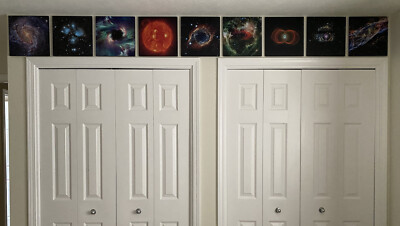 galaxy universe telescope Astrology Stars  Nebula Sun photo wall tile art decor