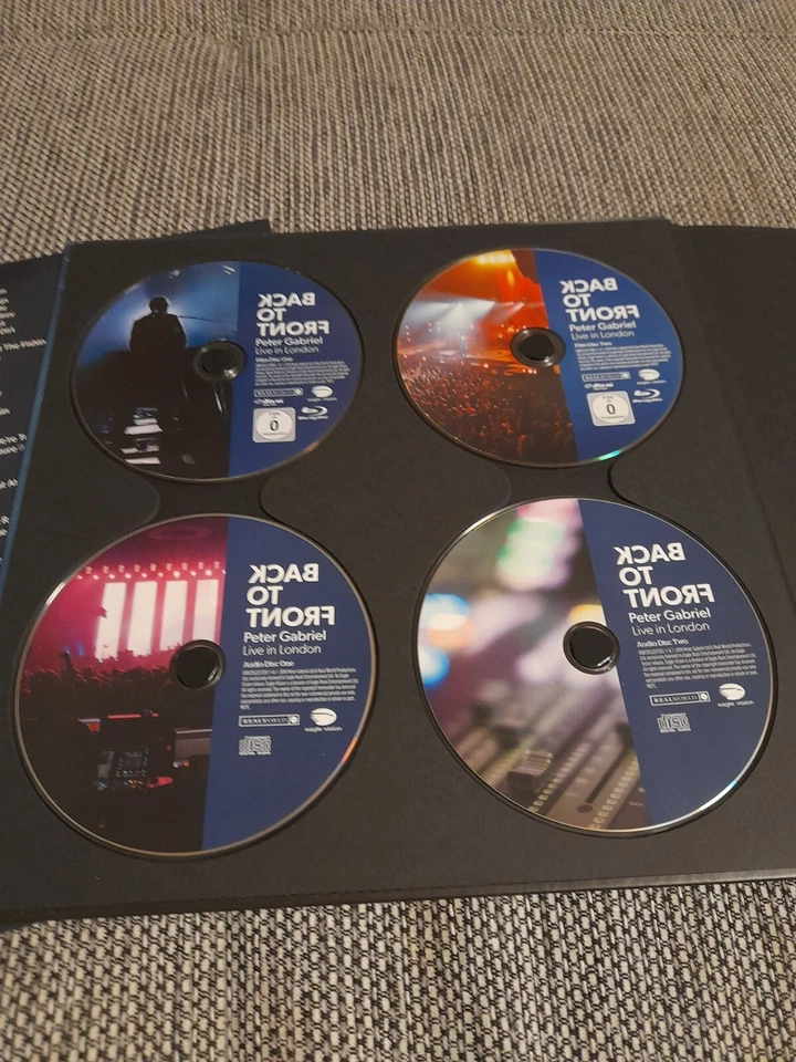 PETER GABRIEL BACK TO FRONT LIVE IN LONDON LTD. EDI. EARBOOK 2 CD 2 BLUERAYS RAR - Bild 2 von 4