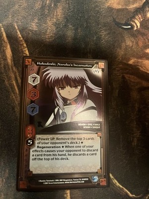 Hakudoshi, Naraku s Incarnation 77 UR Character Card Inuyasha TCG Tensei Set
