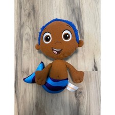 Bubble Guppies Plush Goby Mermaid Blue Boy Nickelodeon 2014 Very Hard To Find