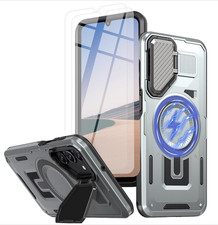 For Samsung Galaxy A16 5G Phone Case Built in Lens Protector Compatible with Ma