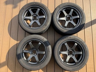 JDM RAYS VR TE37 Sonic 4Wheels no tires 16x7+35  4x100 Black