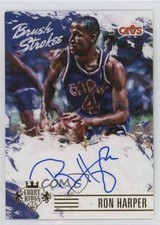 2015-16 Panini Court Kings Brush Strokes 155/199 Ron Harper #BS-RH Auto 4f5