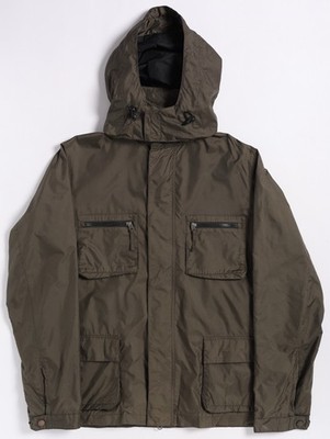 Alberto Aspesi Tech Nylon Multipocket Jacket Khaki Olive