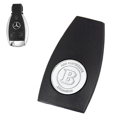 Silber Brabus Logo Emblem Schlüssel Key Batteriefach Abdeckung für Mercedes-Benz