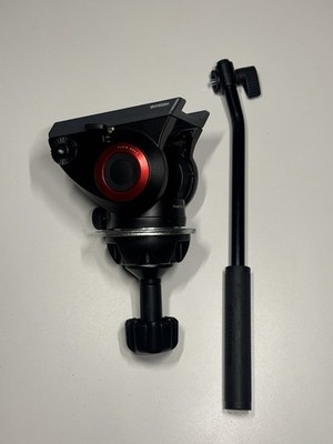 Manfrotto MVH500AH Fluid Video Head w/ 75mm Bowl Adapter No Quick Release Plate