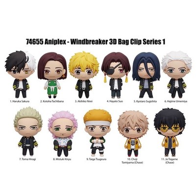Wind Breaker NEW * Hajime Umemiya Clip * Blind Bag Series 1 Key