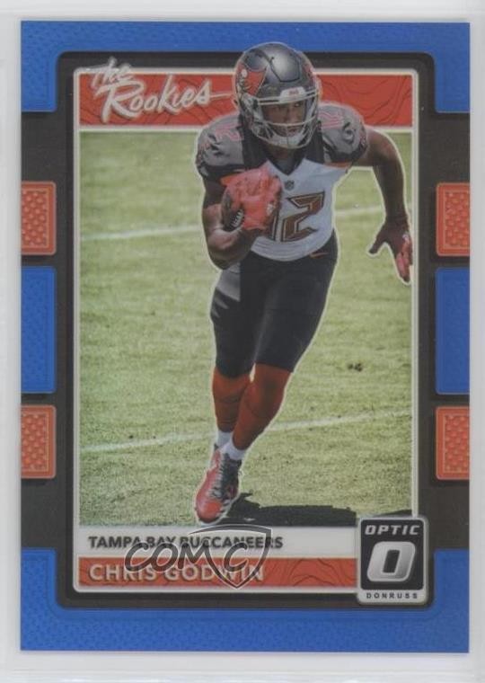 2017 Donruss Optic The Rookies Blue Prizm 3/149 Chris Godwin #22 pm6
