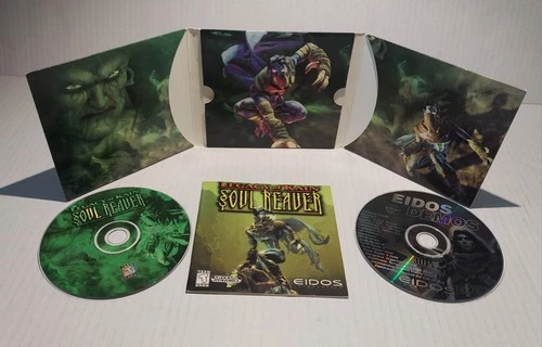 LEGACY OF KAIN SOUL REAVER (PC)- Sleeve w/Eidos Demos Disc! COMPLETE No Big Box