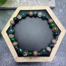 Handmade Bead Beaded Stackable 8  Plus Stretch Bracelet New Free Ship C1367