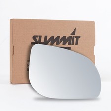 Summit Stick-On Standard Mirror Glass Right O/S For Hyundai I10 MK1 Facelift i20