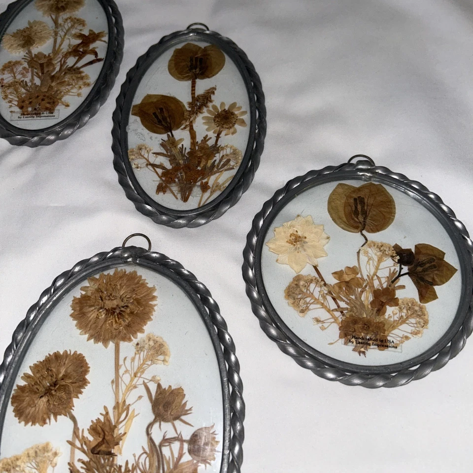 持久印象复古干压花锡框窗户集光器 — 第 4/4 张图片