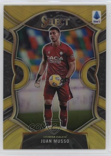 2020-21 Panini Chronicles Select Serie A Gold Prizm /10 Juan Musso #2 d3b
